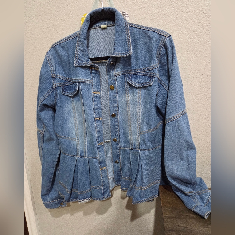 Classic Blue Denim Jean Jacket